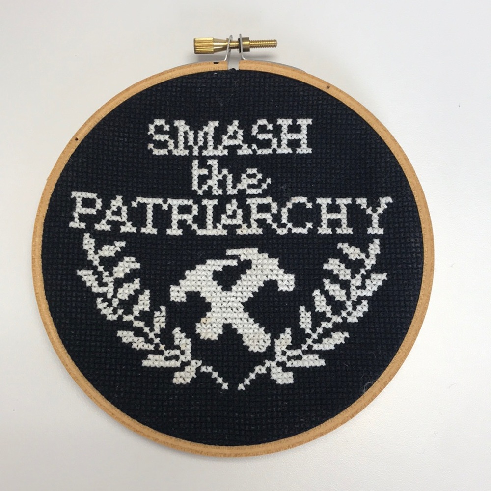 Smash the Patriarchy Embroidery